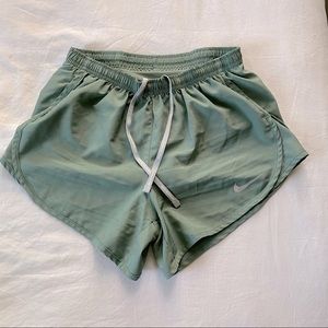 Nike pastel green shorts